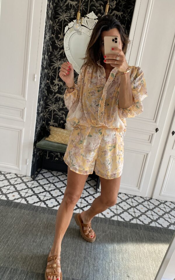 chemise multico manches courtes