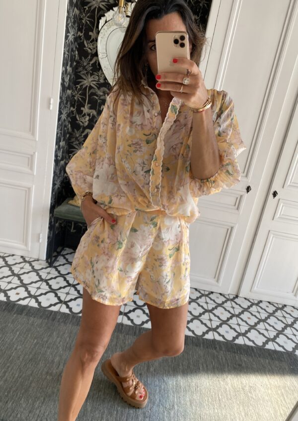 chemise multico manches courtes