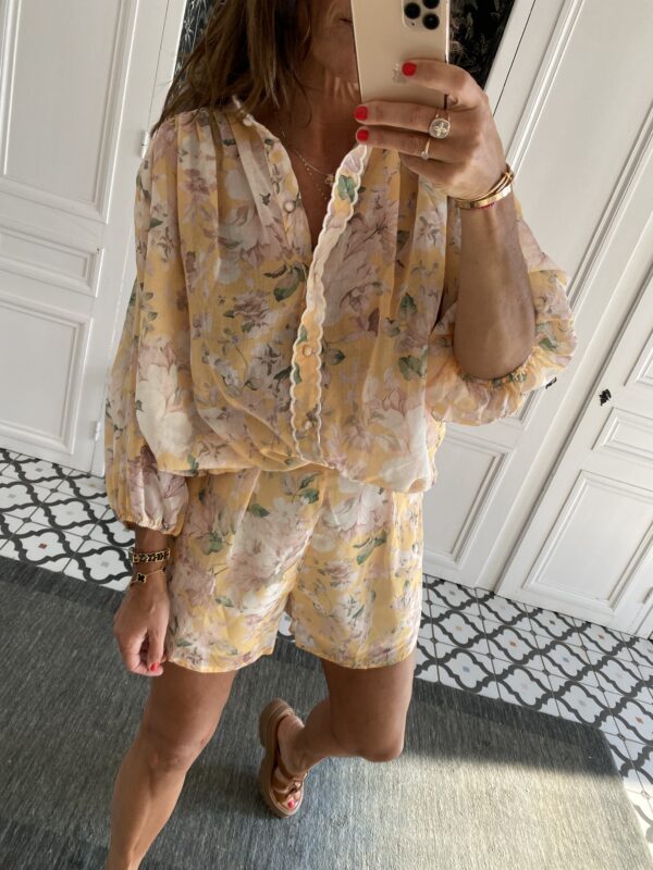 chemise multico manches courtes