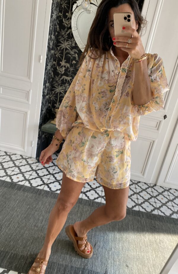 chemise multico manches courtes