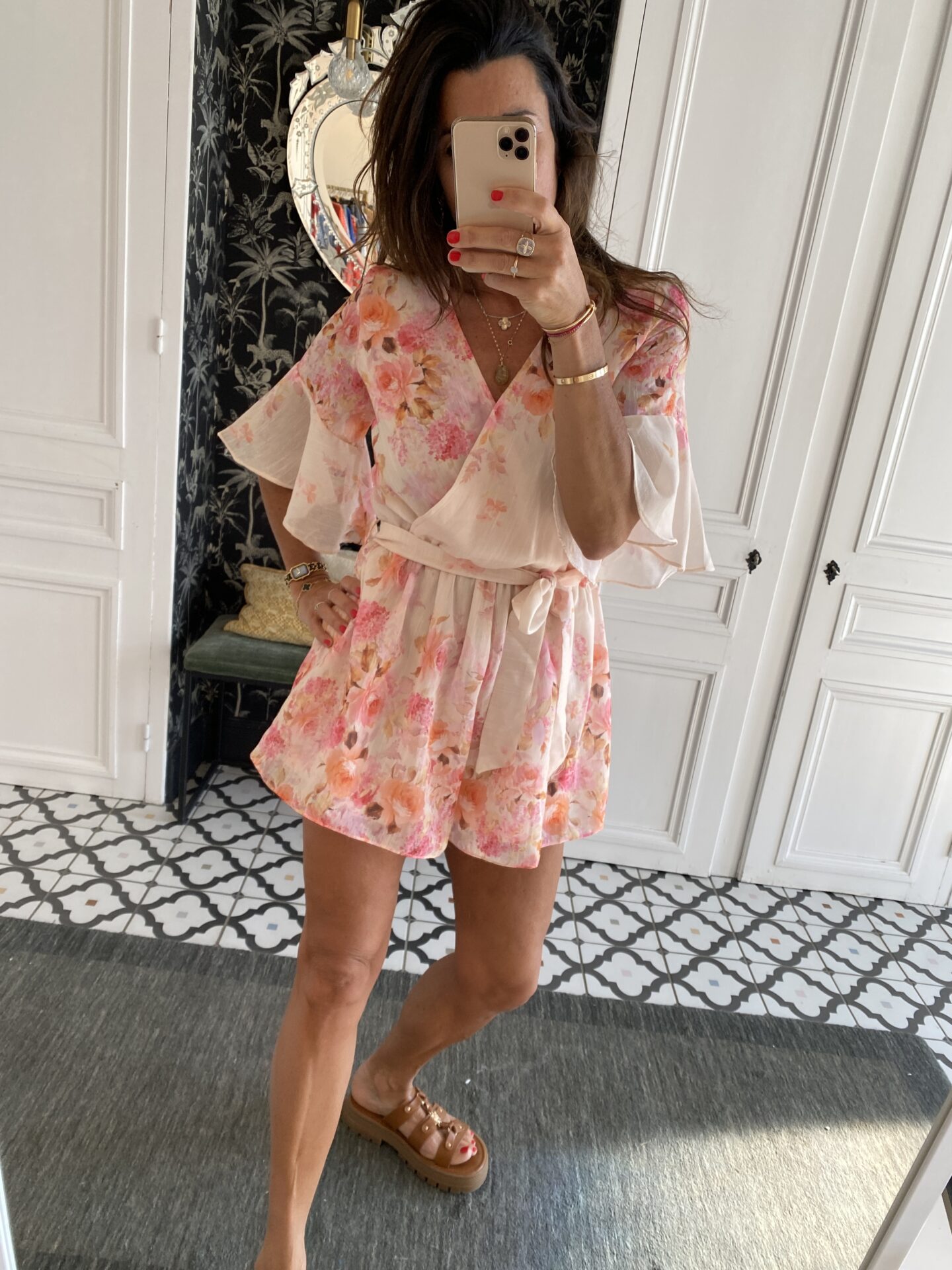 chemise multico manches courtes