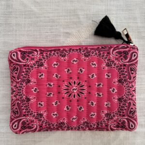 chaussettes bichette lurex gris clair et rouge