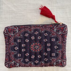 chaussettes bichette lurex gris clair et rouge