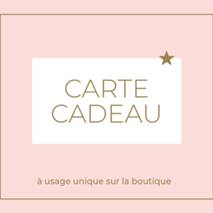 La carte cadeau de Mademoiselle You